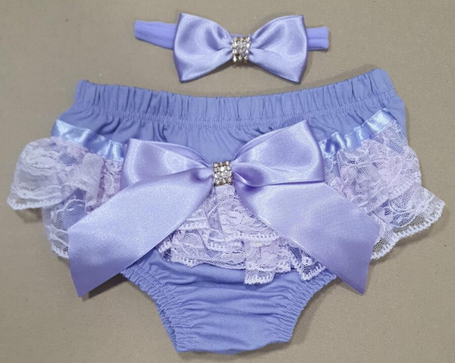 Kit Calcinha com Faixa e Lacinho de Strass