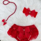 Calcinha Bunda Rica com Faixa e Prendedor