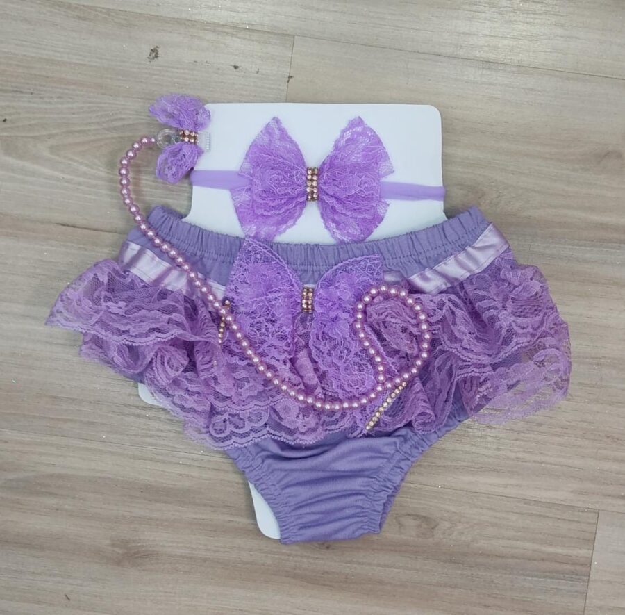 Calcinha Bunda Rica com Faixa e Prendedor