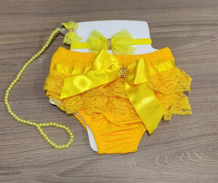 Calcinha Bunda Rica com Faixa e Prendedor