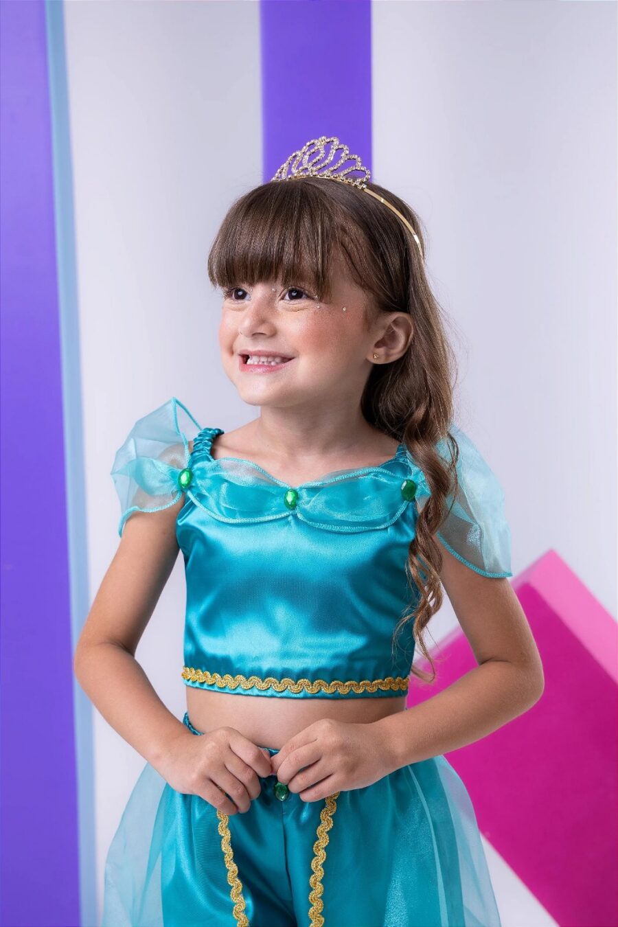 Fantasia Infantil Princesa Belli Jasmine