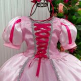 Fantasia Infantil Princesas Belli Longa 5 Personagens