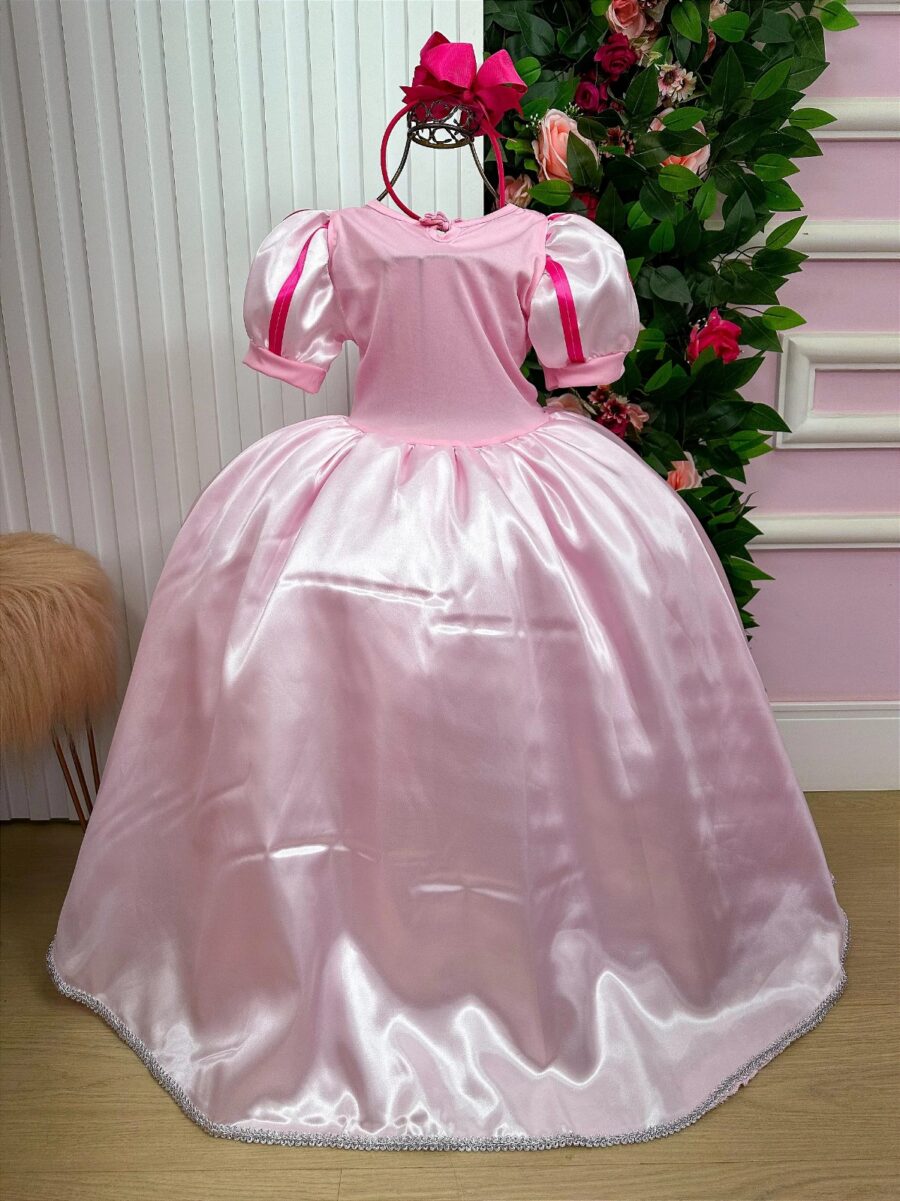 Fantasia Infantil Princesas Belli Longa 5 Personagens