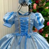 Fantasia Infantil Princesas Belli Longa com Saiote