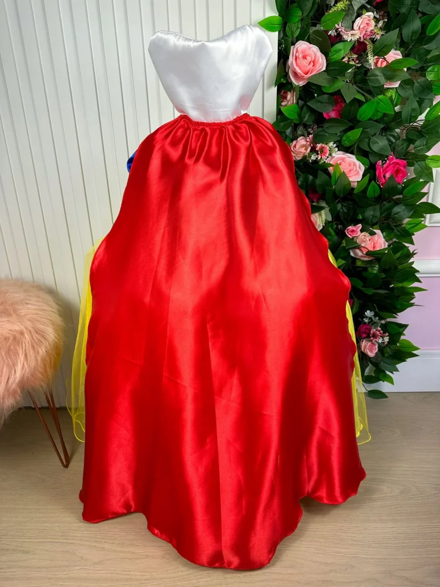 Fantasia Infantil Princesas Belli Longa com Saiote