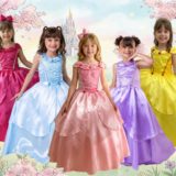Fantasia Infantil Princesas Belli Regata Longa sem Mangas