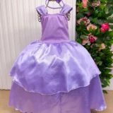 Fantasia Infantil Princesas Belli Regata Longa sem Mangas