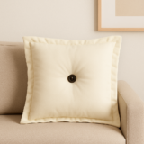 Almofada Decorativa Oxford 36×36 cm com Botão Central