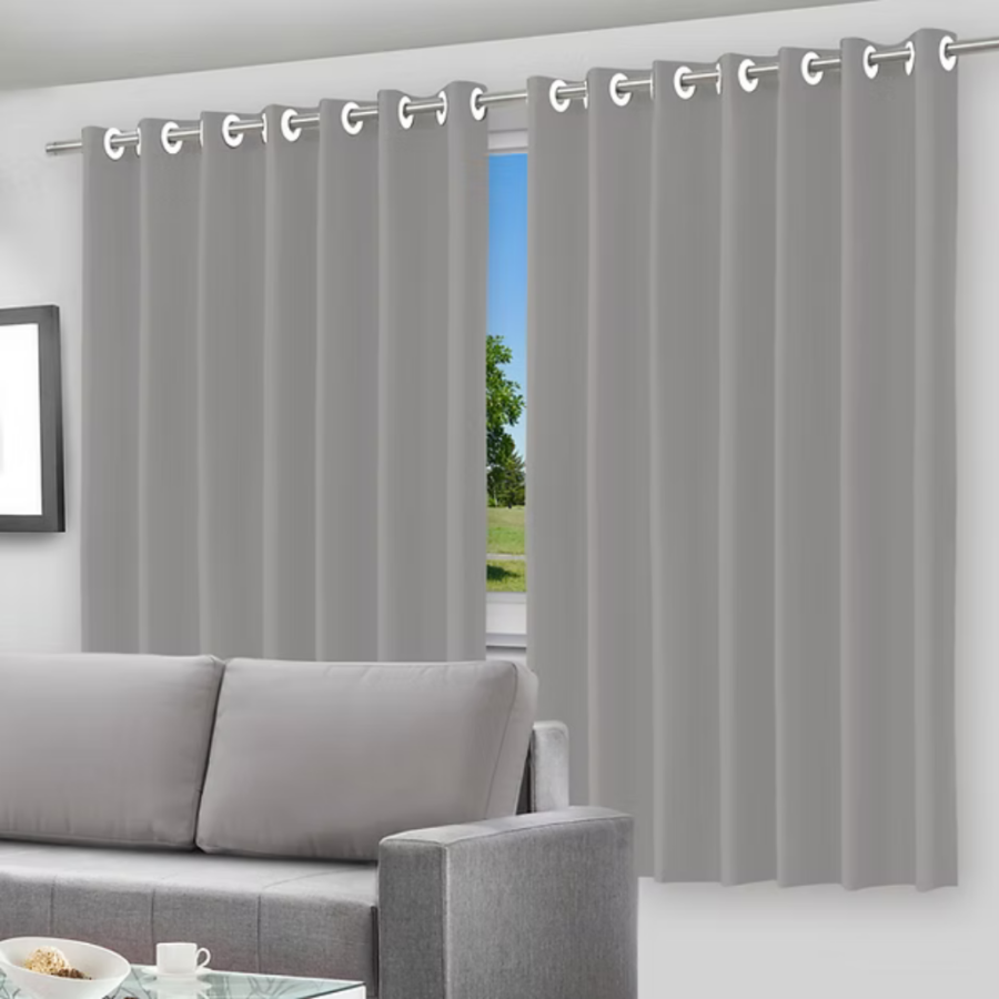 Cortina Blackout PVC com Ilhós 2,00 x 1,40 m