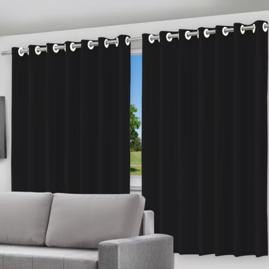 Cortina Blackout PVC com Ilhós 2,00 x 1,40 m