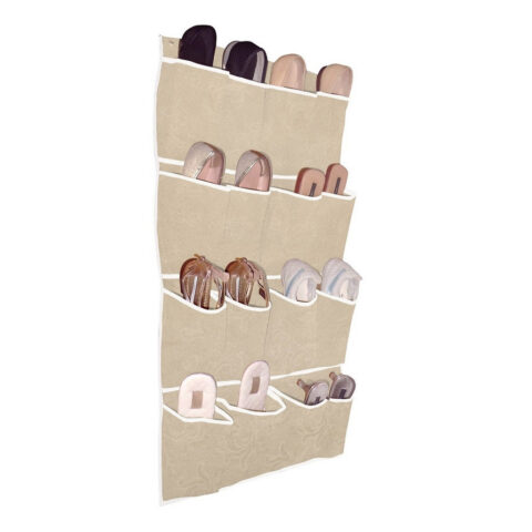 Sapateira de Porta Flanelada 8 Pares 43x75 cm