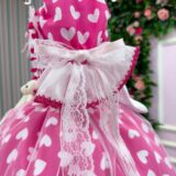 Vestido Junino Infantil Marie Ursinho do Sertão Pink