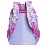 Mochila de Costas Tween Cosmic Cat Tamanho 17 Lilás Paetê