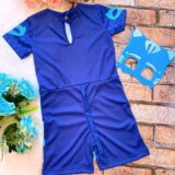 Fantasia Infantil Menino Gato PJ Masks com Máscara