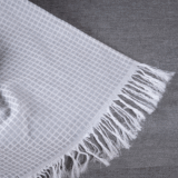 Manta para Sofá Grid Jacquard com Franja 2,10 x 1,35 m