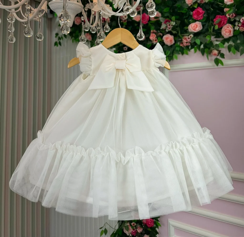 Vestido Bebê Jardim das Borboletas Baby Liz Vila Lele Saiote