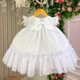 Vestido Bebê Jardim das Borboletas Baby Liz Vila Lele Saiote