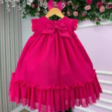 Vestido Bebê Jardim das Borboletas Baby Liz Vila Lele Saiote