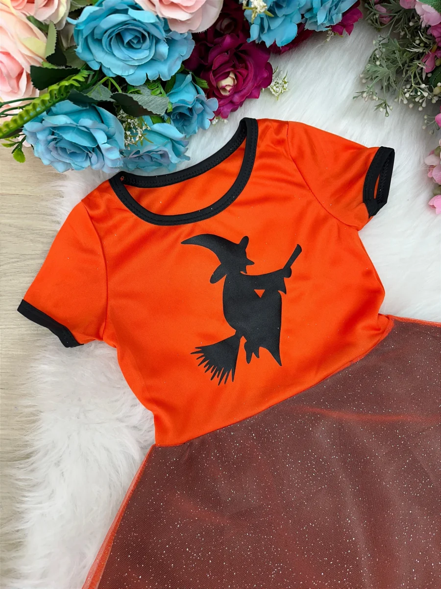 Fantasia Infantil Menina Halloween 5 Modelos