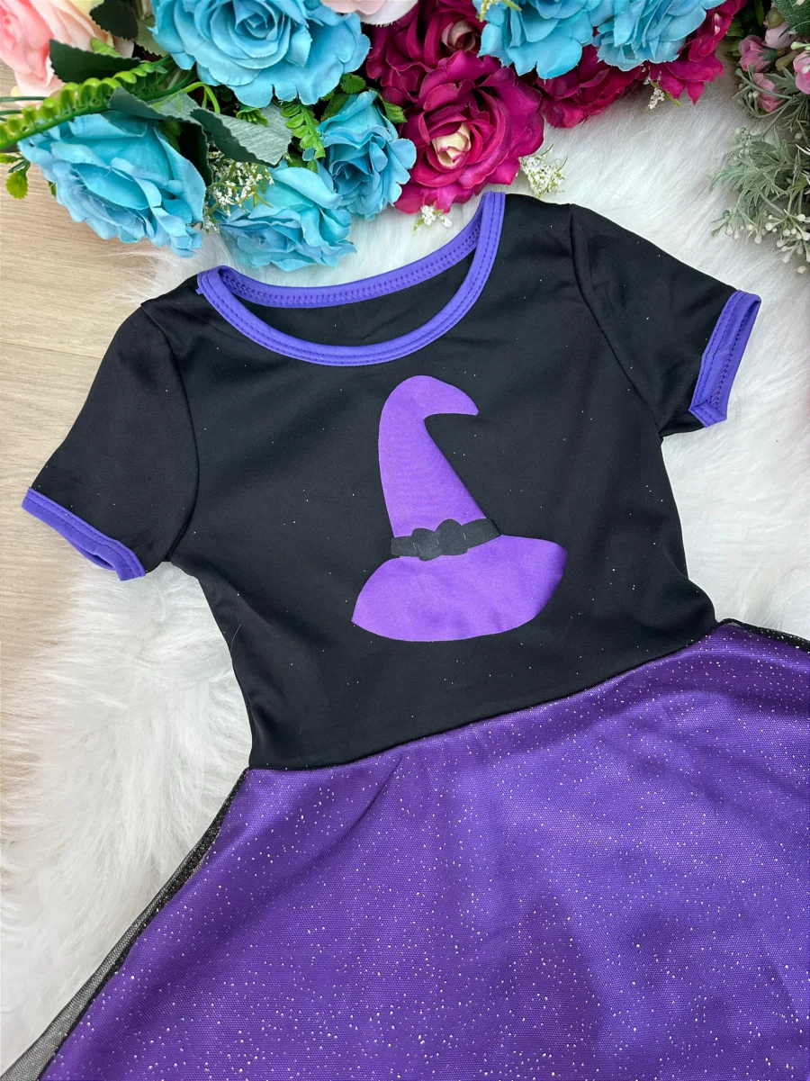 Fantasia Infantil Menina Halloween 5 Modelos
