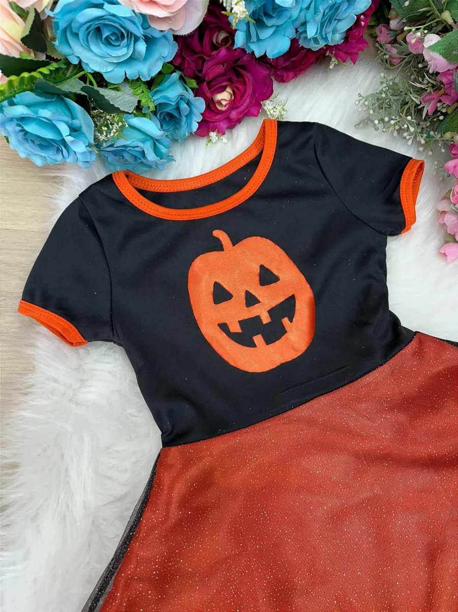 Fantasia Infantil Menina Halloween 5 Modelos