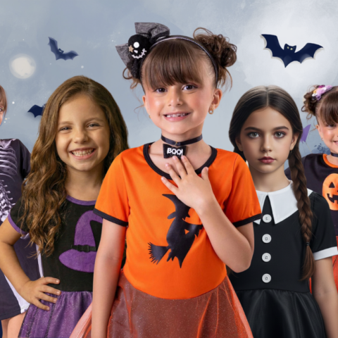 Fantasia Infantil Menina Halloween 5 Modelos