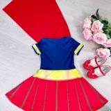 Vestido Fantasia Infantil Temático Estampado 12 Modelos