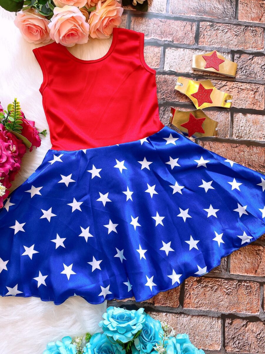 Vestido Fantasia Infantil Temático Estampado 12 Modelos