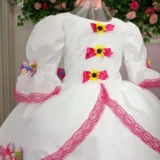 Vestido Junino Infantil Banana Club Noivinha 4 Modelos