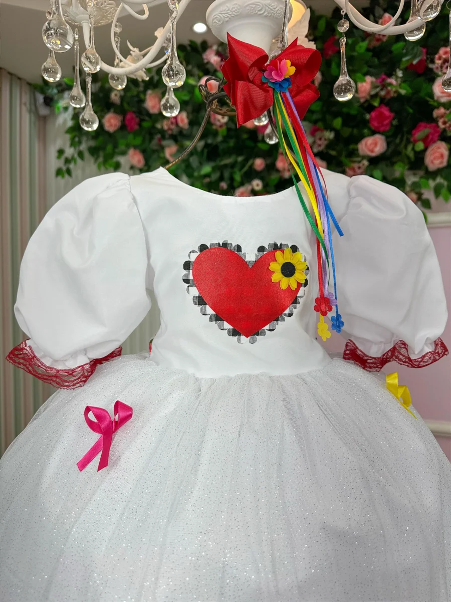 Vestido Junino Infantil Banana Club Noivinha 4 Modelos