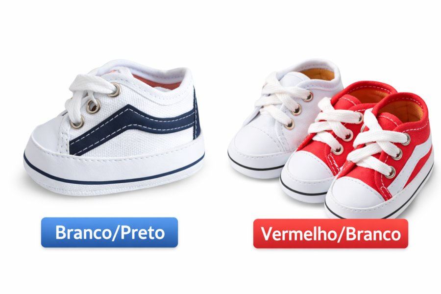 Tênis Bebê Starzinho Listra Fecho Velcro 13 a 18