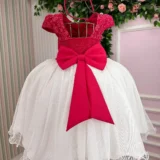 Vestido Midi Juvenil Vila Lele Sabrina Borboletas e Tule