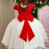 Vestido Midi Juvenil Vila Lele Sabrina Borboletas e Tule