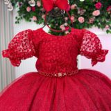 Vestido Infantil Bella Child Laize com Saiote