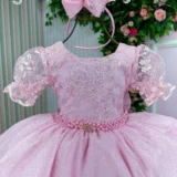Vestido Infantil Bella Child Laize com Saiote