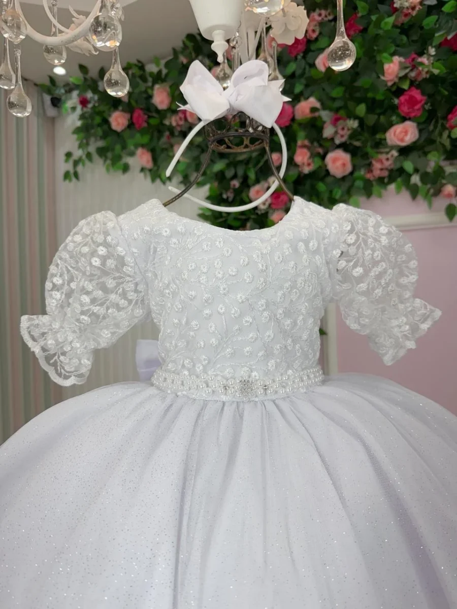 Vestido Infantil Bella Child Laize com Saiote
