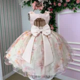 Vestido Infantil Florido Mini Miss Lorena Laura Luma