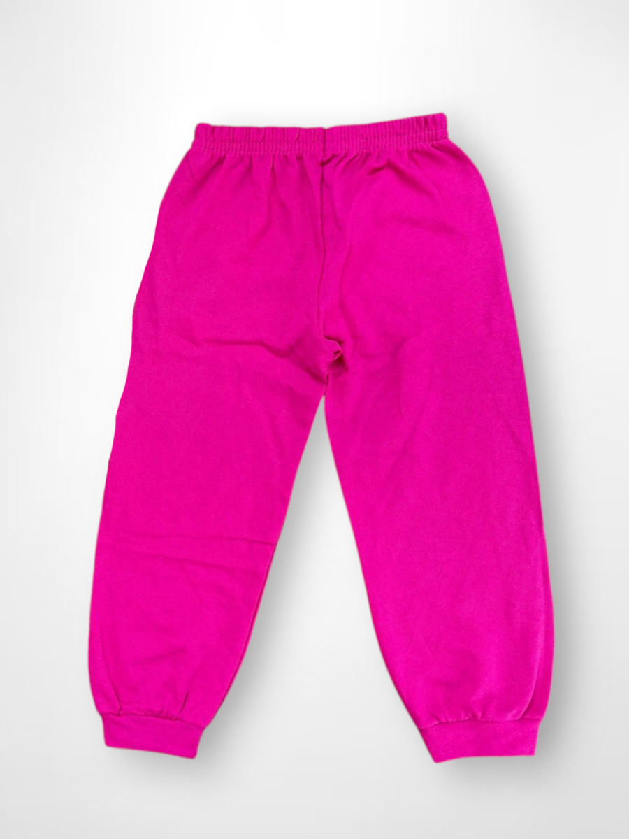 Calça de Moletom Infantil Menina Pink