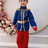 Conjunto Fantasia Infantil Príncipe Festas Luxo