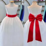 Faixa de Cetim com Laço Ajustável para Vestido Cartela 1