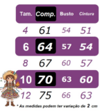 Vestido Junino Infantil Caipira Xadrez Colorido Coração