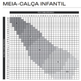 Meia Calça Infantil Canelada com Elastano Fio 70