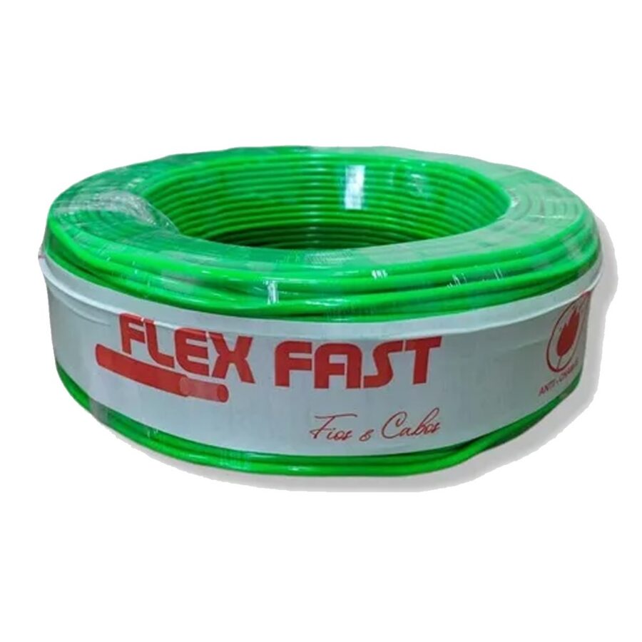 Cabo Flexível 1,5 mm 50 m Verde FillValle Antichama 750V