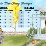 Conjunto Infantil Miss Cherry Henrique Azul Calça Bege