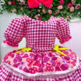 Vestido Junino Infantil Mimadine Viviane Pink