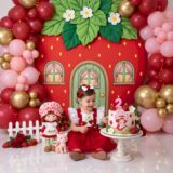 Romper Vestido Infantil Belli Moranguinho Vermelho
