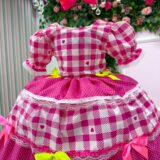 Vestido Junino Infantil Mimadine Beatriz Pink