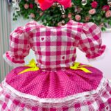 Vestido Junino Infantil Mimadine Beatriz Pink