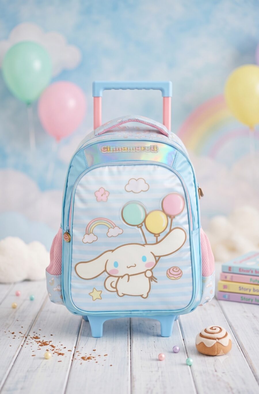 Mochila de Rodinhas Infantil Cinnamoroll