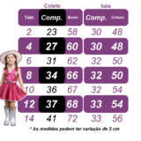 Conjunto Junino Infantil Colete e Saia Xadrez Verde